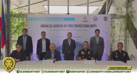 Meralco and BFP Partner to Strengthen Emergency Response; .